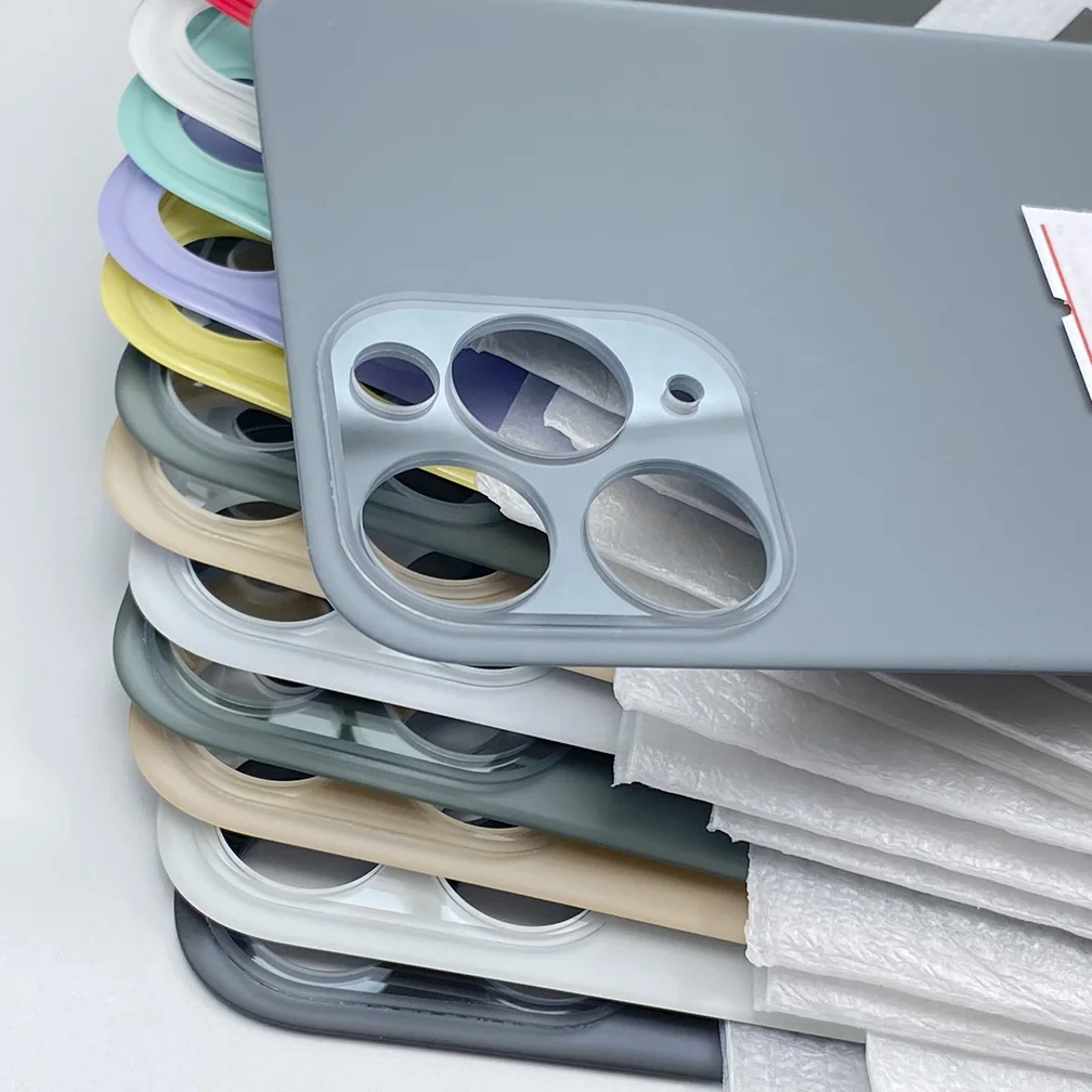 Back Glass Battery Cover Rear Door Housing Case With Big Hole Replacement For iPhone 11 12 13 14 15 Pro Max 12 13 14 mini Plus