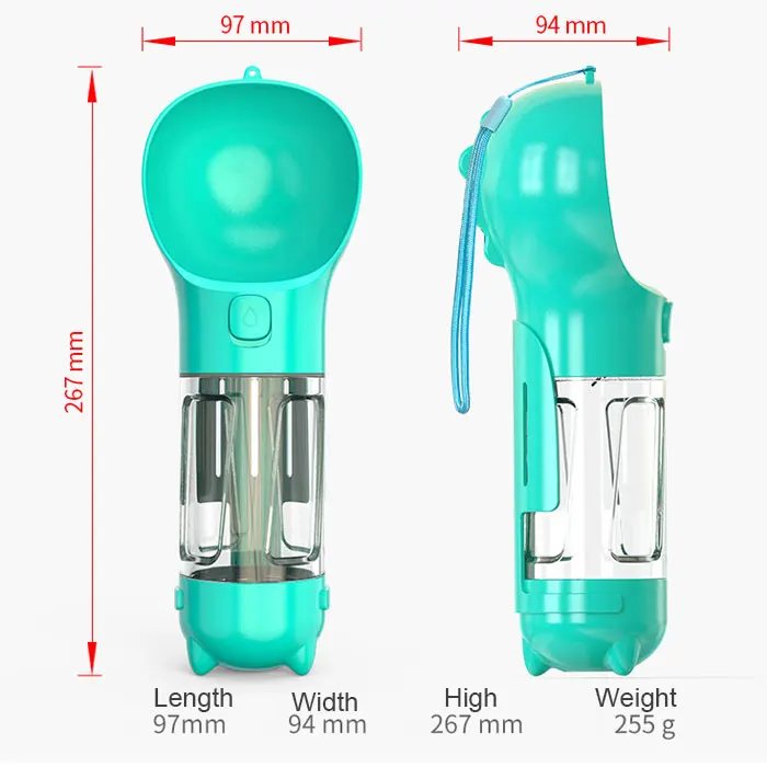 Newest Collapsible Pets Travel Bottle Silicone Foldable Outdoor Drinking  Portable Dog Water Bottle