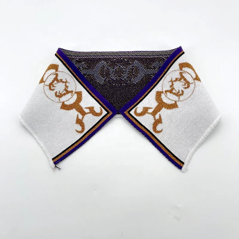 Sesame jacquard Rib Knit Cuff New Design Rib collar and ribbing cuff