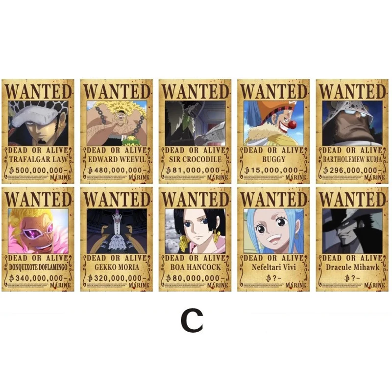 Один предмет хотели награду Luffy Jinbe Nami Chopper Robin Zoro Sanji Usopp Franky аниме декоративные настенные бумажные