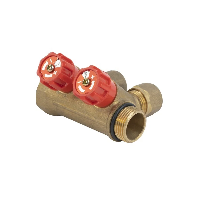 3 way brass F/M thread manifold for heating system for pex -AL-pex pipe