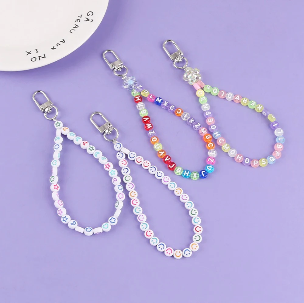 MELLON Fashion earphone set pendant cute smiley five-pointed star love heart bead chain for airpods airpods pro case