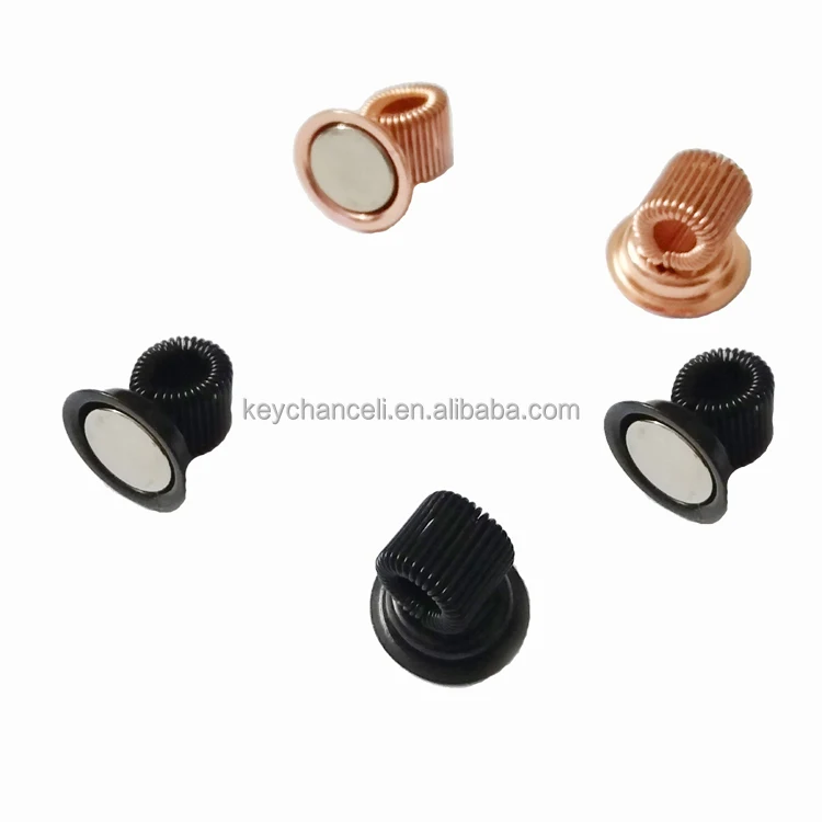 China supplier different colors strong white magnet pen clip metal pen holder