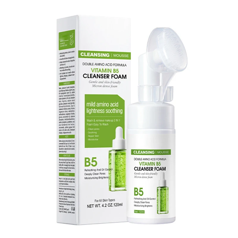 OEM ODM SADOER face care Orange VC amino acid cleansing mousse private label face wash facial cleanser