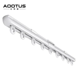 Telescopic Curtain Track Set Adjustable Design Room Divider Curtain Rails and Accessories included