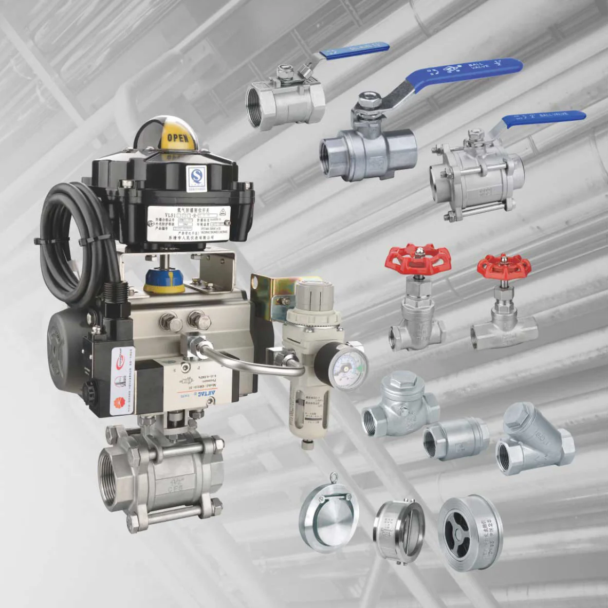 GL11W Stainless steel Internal thread filter H41W Internal thread swing check valve