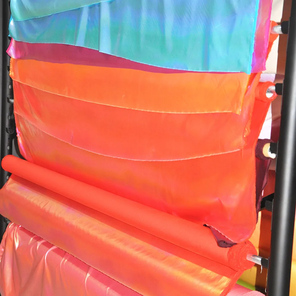 Suzhou meidao 40D 300T nylon taffeta gold foil hot stamping waterproof water repellent fabric printed fabric for wind jacket