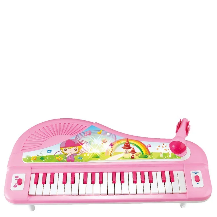 Joy Electronic Organ With Microphone Toy Musical Instrument 2 To 4 Years Age Range Sale Music Electronic Piano Toys