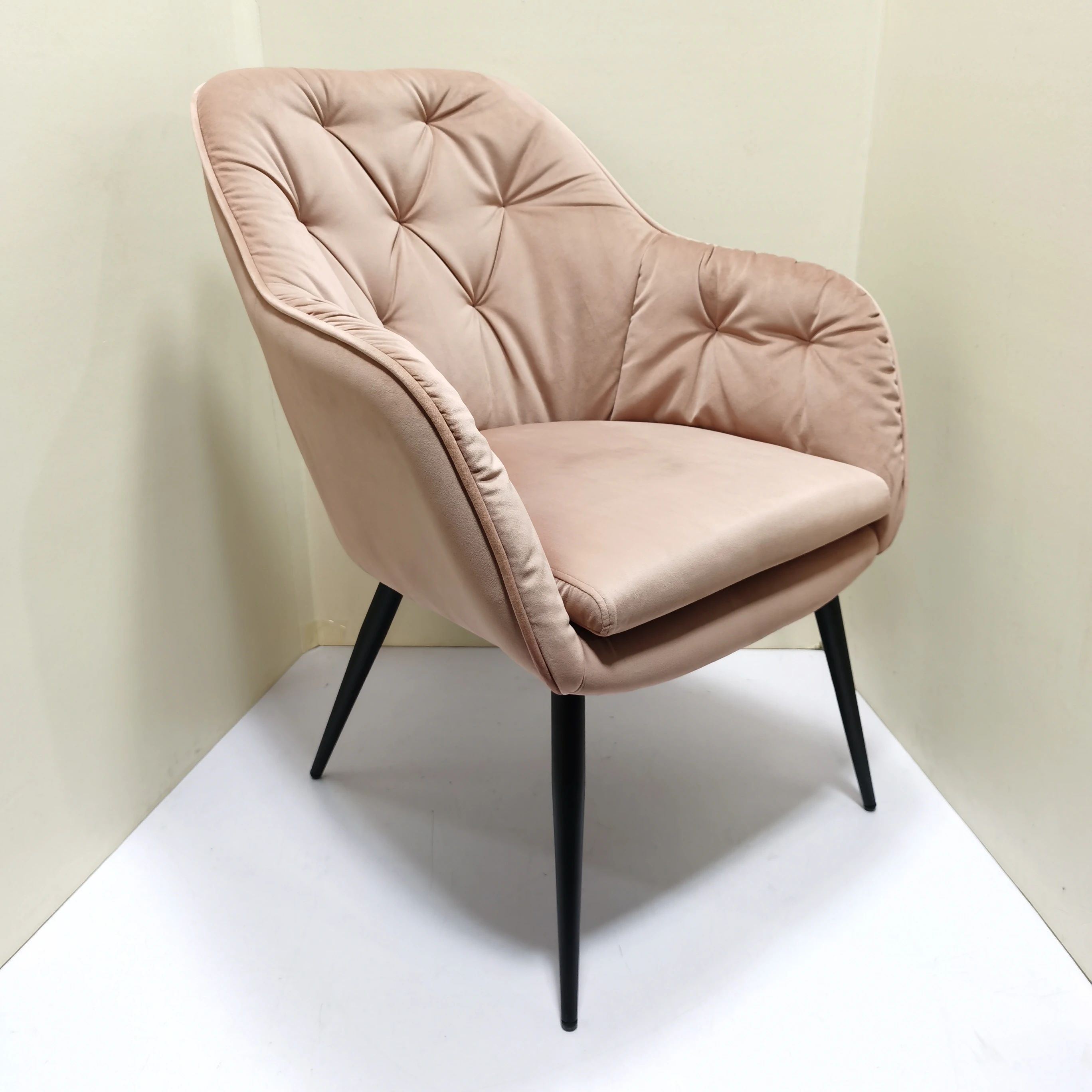 Бархатное кресло премиум-класса для столовой, красивый бархатный обеденный стул