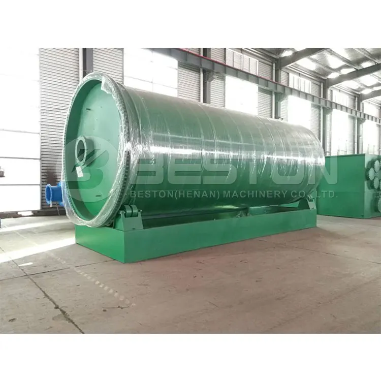 Beston Hot Sales Tyre Recycling Plant Waste Tyre Plastic Pyrolysis Machine With Installation
