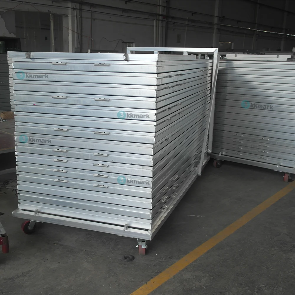 kkmark custom dj performance event stage collapsible aluminum Dolly Kit Transports stage ransport utility frame trucks cart