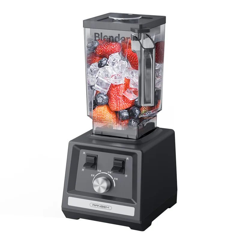 RANBEM Smooth Mixer Blender Push Button Controls Customized Logo Manufacture High Power 110V 220V Licuadora