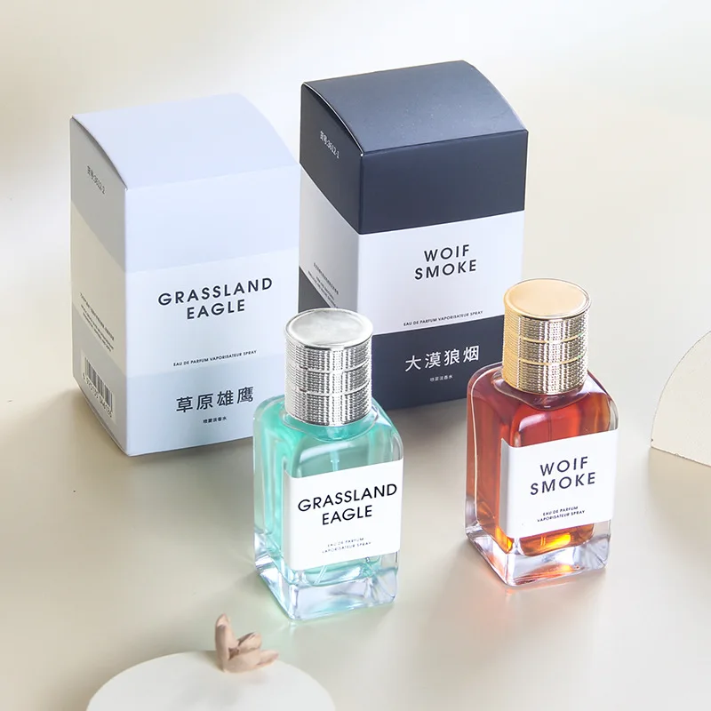 High Quality Luxury Design 100ml Empty Perfume Oil Glass Bottles Spray 30 ml Refillable Perfume Bottle 50ml with box