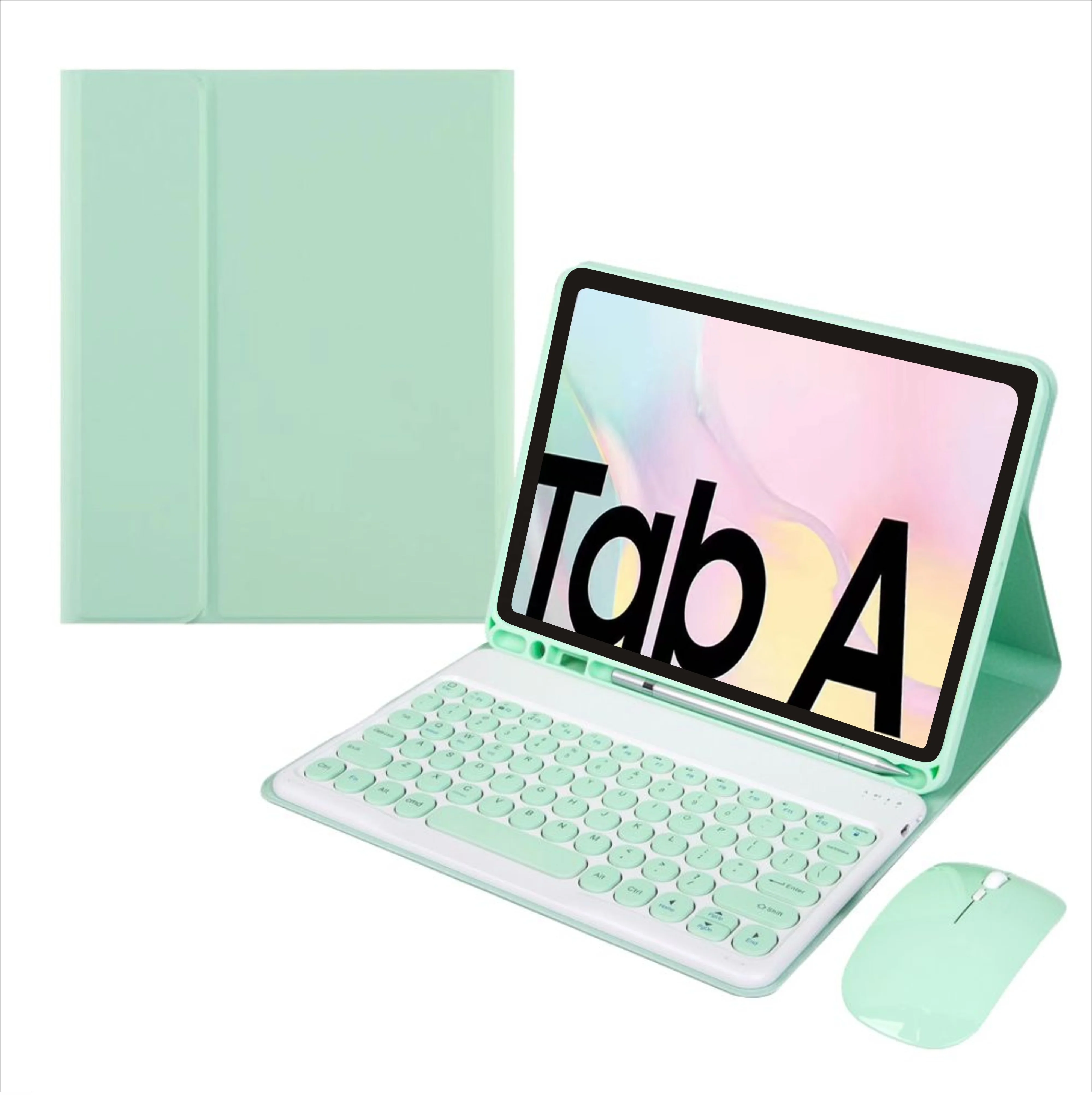 Для Galaxy Tab A7 10 4-дюймовый чехол для беспроводной клавиатуры T500 держатель со слотом