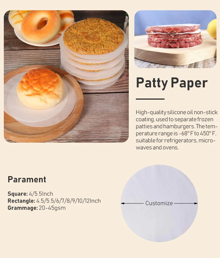 Food Packaging Greaseproof Paper