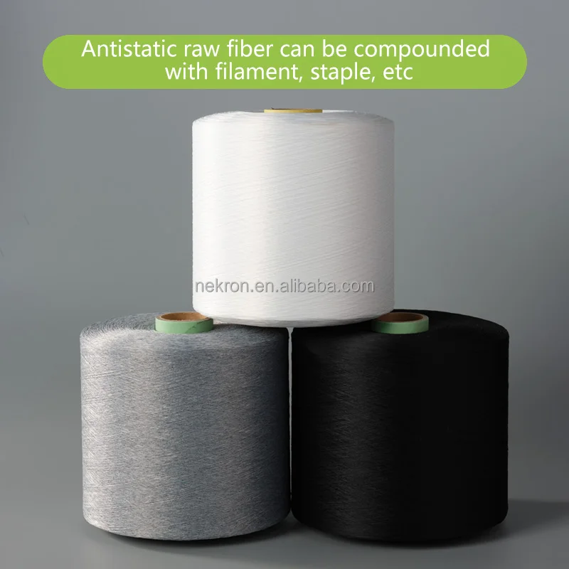 Nekron Factory Custom High Quality 70D/53F FDY Polyester Antistatic Filament Yarn for Knitting Weaving Sewing
