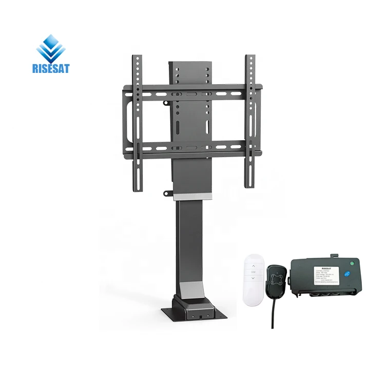 Factory Price Height Adjustable Under Bed Remote Electric Tv Stand Lift RS-TV3