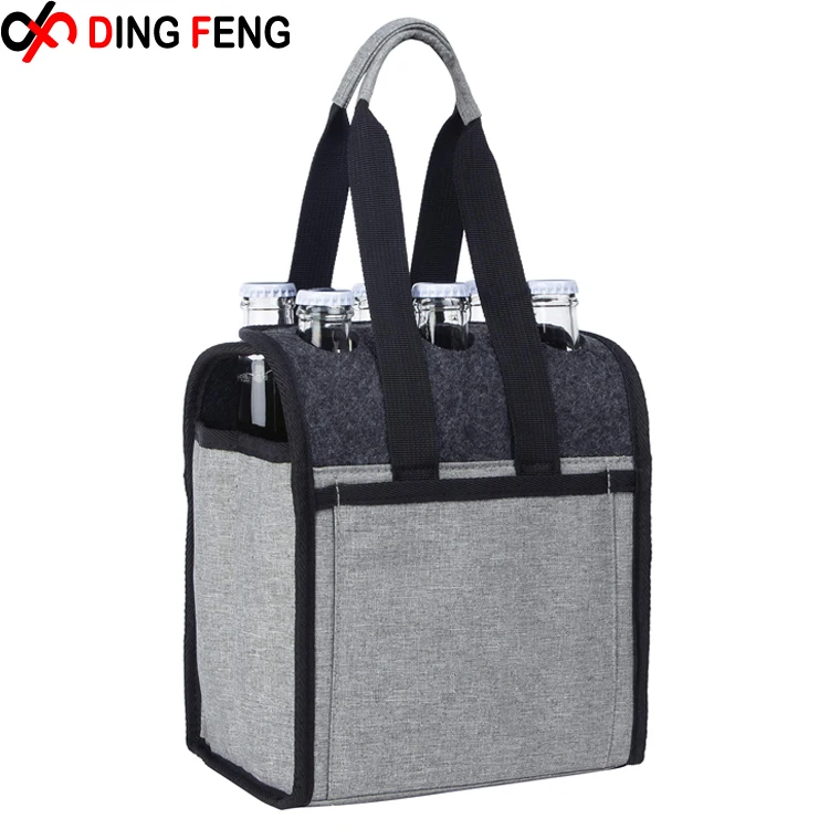 Поставщик из Китая под заказ Портативная Сумка-переноска для бутылок с пивом 6 упаковок