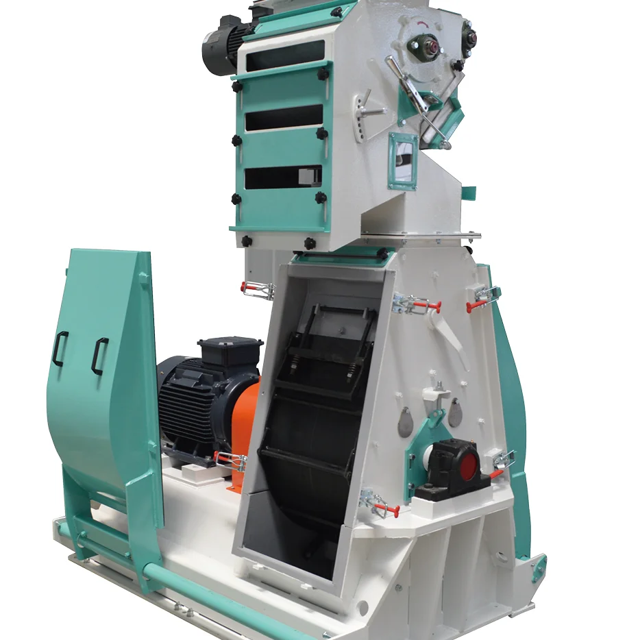 Горячая распродажа, молотковая мельница для корма для животных серии SFSP, высокая производительность, Стабильные частицы