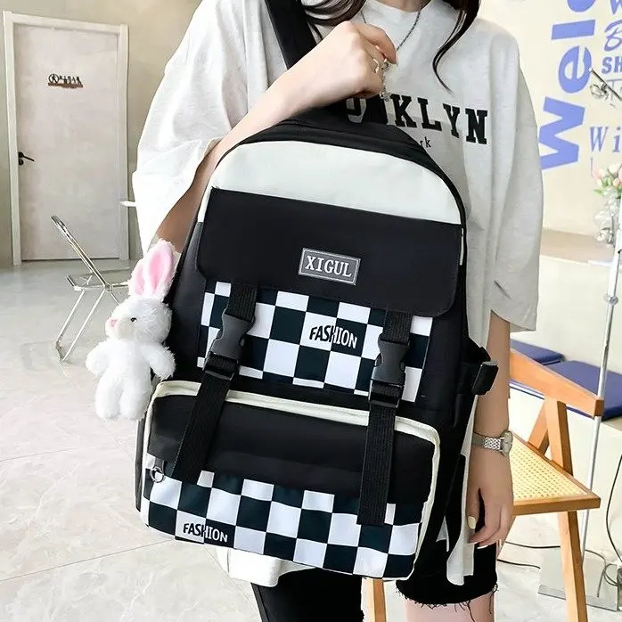 Wholesale Quality 4 in 1 Nylon Student Backpack School Bags for Teenagers