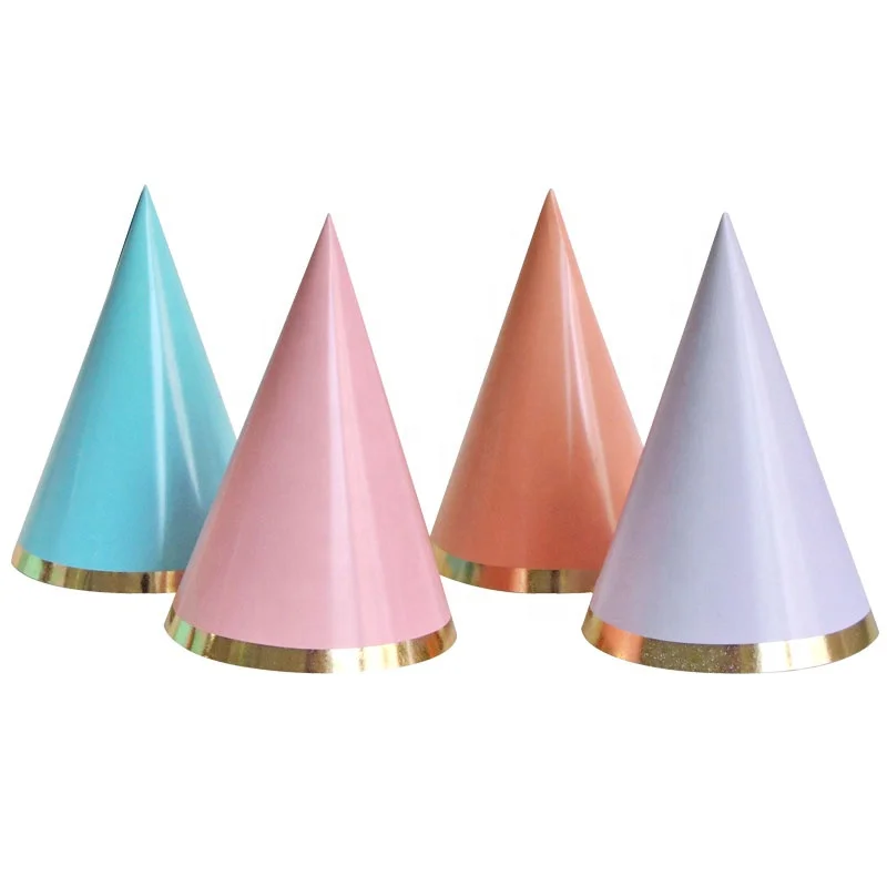 EASTTERN EASTTERN wholesale 2022 new product paper party hat with Hot Stamp Wedding Birthday Celebrations good quality party Supplies