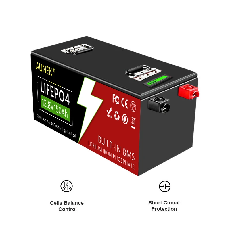 China 12 180 Amp  lifepo4 180ah 170ah 160ah Batteries 12v45ah Ion 12v150ah Solar Lithium Lifepo4 Battery Pack 12v 120ah 125ah