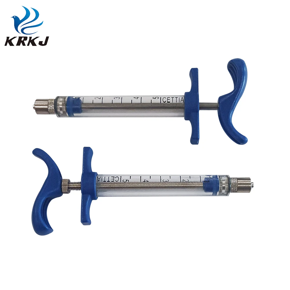 CETTIA KD310 reusable tpx veterinary injection syringe 5cc plastic for pig sow