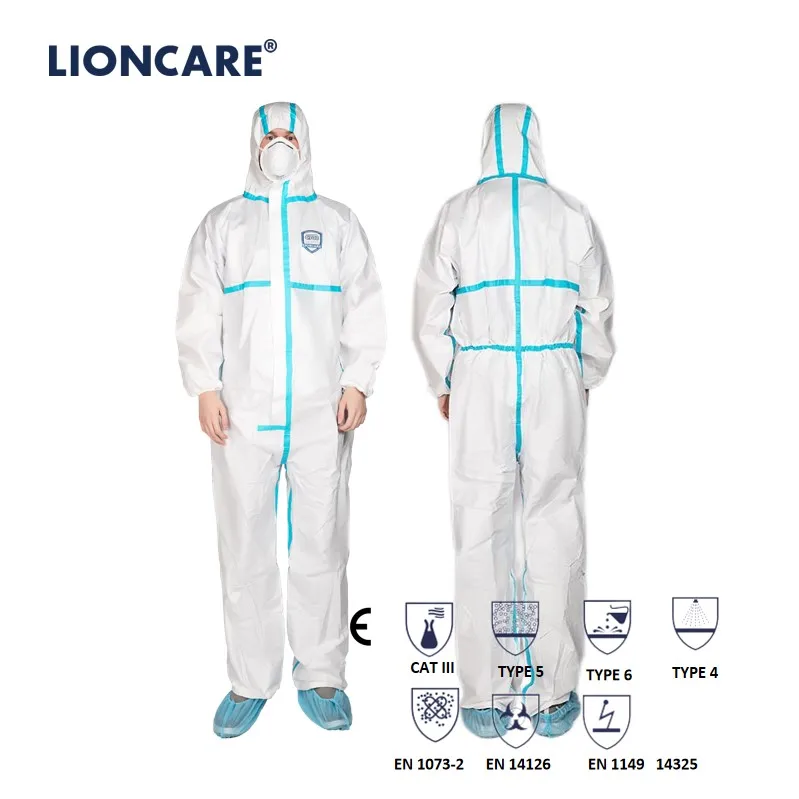 Медицинский Защитный Комбинезон СИЗ CAT 3 типа 4b/5b/6b с тепловой лентой