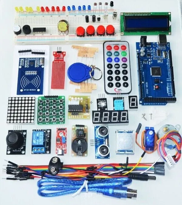 Mega2560 R3 Starter Kit Motor Servo Rfid Ultrasonic Ranging Relay Lcd For aArduino