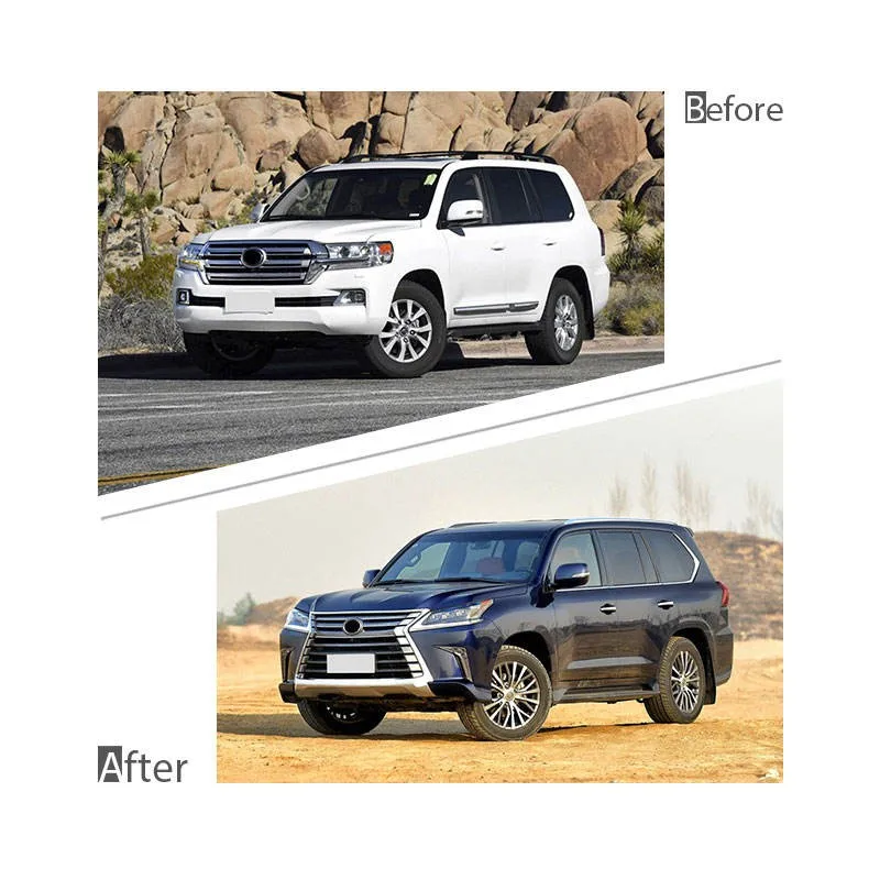 High quality lc200 upgrade kit Exterior Tuning LX570 For toyota lc200 body kit 2008-2015 Land Cruiser 200 To 2018 LEXUS 570 Mode