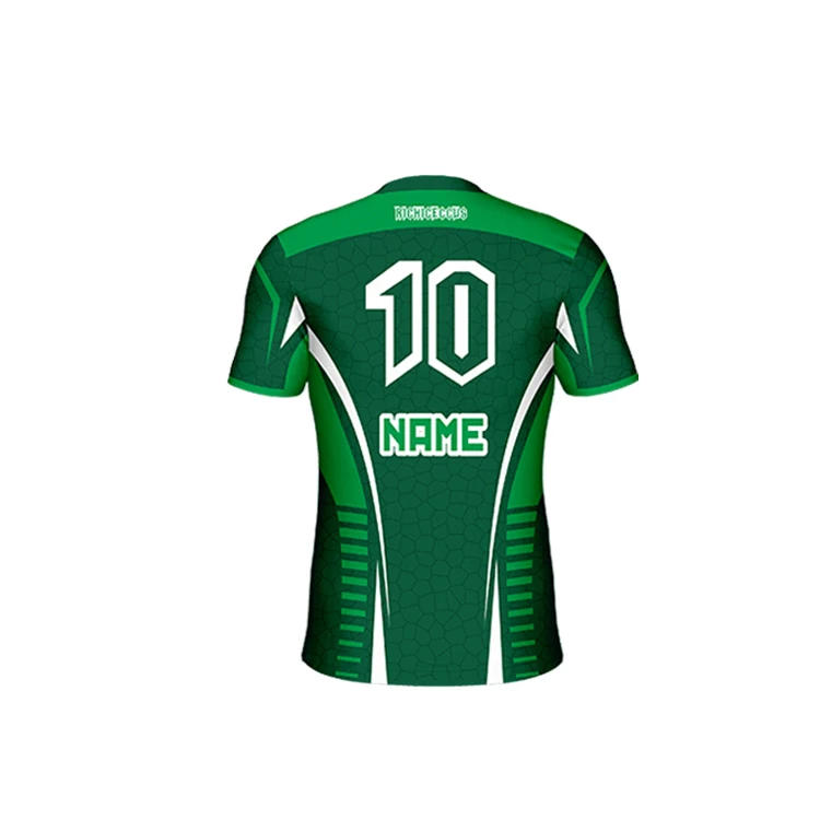 Newest custom fluorescence color e-sports wear suit breathable quick drying e-sport jersey
