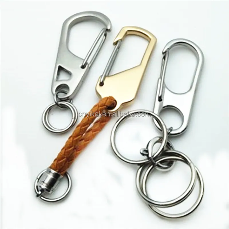 Hot selling stainless steel backpack custom PU material keychain suitable for all bags or doll pendants