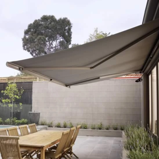 Auto Outdoor Cassette Motorized Aluminium Retractable Roof Awning Canopy
