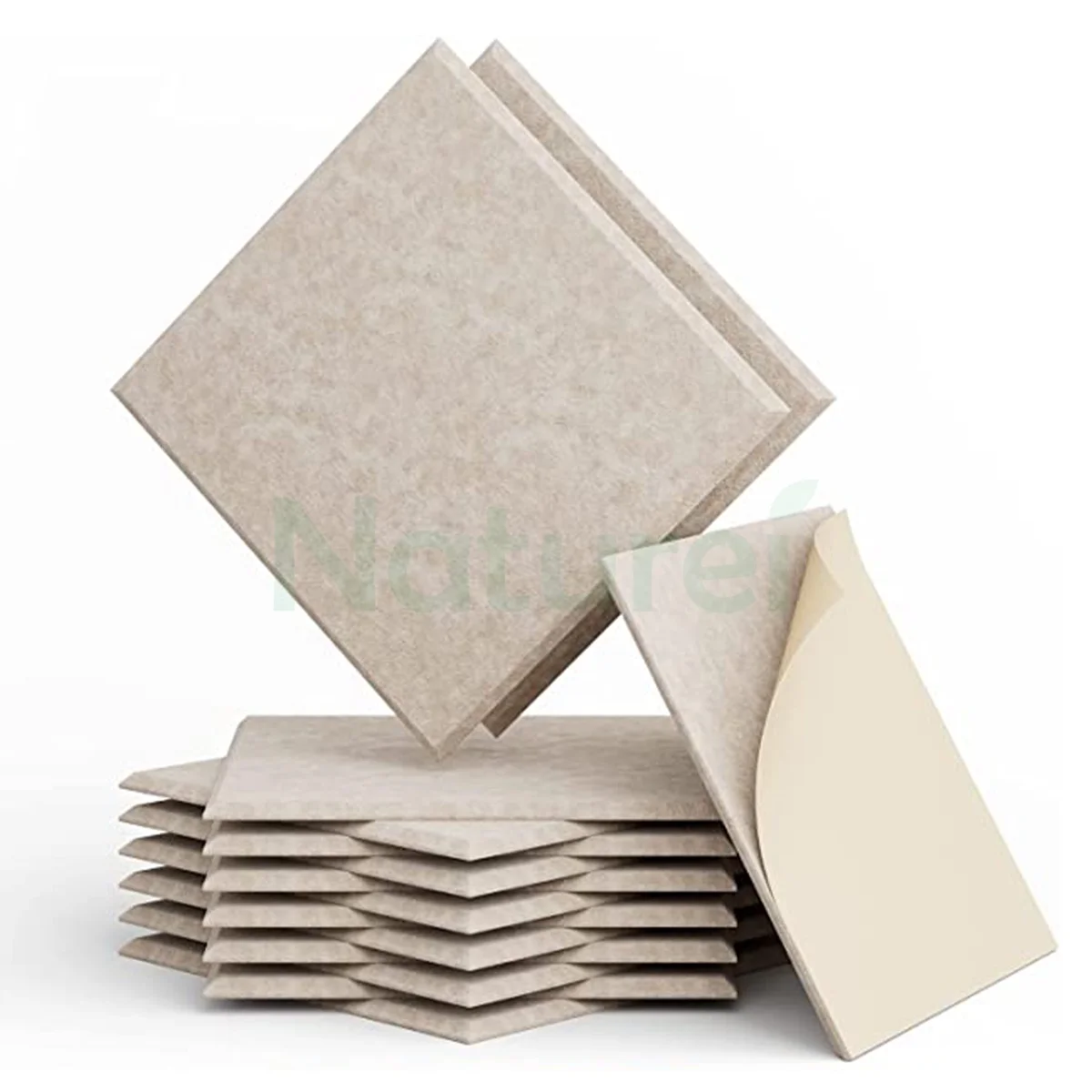 Professional Customization decorative wall panel square polyester fiber acoustic panels