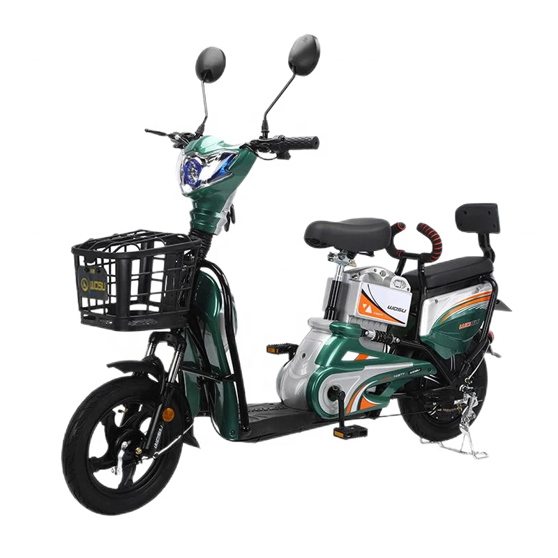New Wholesale Cheapest Bike Electric Bicycle E Bikes Drum Brake Electric Motorcycle