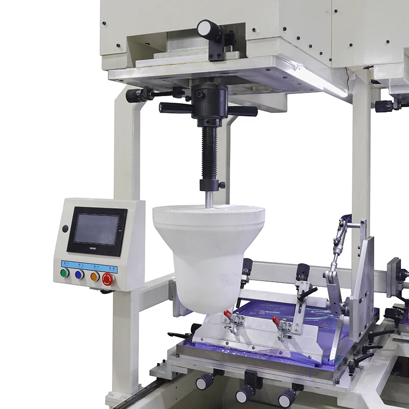 Ceramic Three Color Pad Printer Printing Machine for Dishes, Bowls, Saucer, Plates and Ceramic Tray Servo