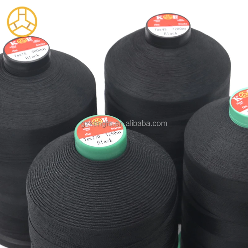 Colored Nylon Sewing Thread Tex80 Nylon 6 Bonded Thread Cheap Price Sewn Thread