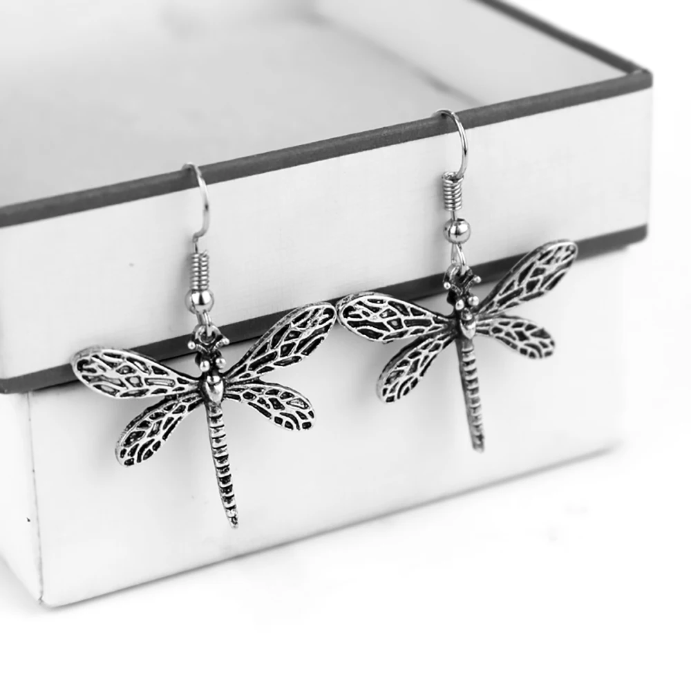 Fashion Movie Jewelry Outlander Earring Dragonfly Pendant Earring For Women Girl Wedding for Women Party Gift