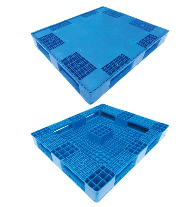 Custom Color Plastic  pallet HDPE Double Face packing plastic pallet for Logistics transportation and warehouse storage