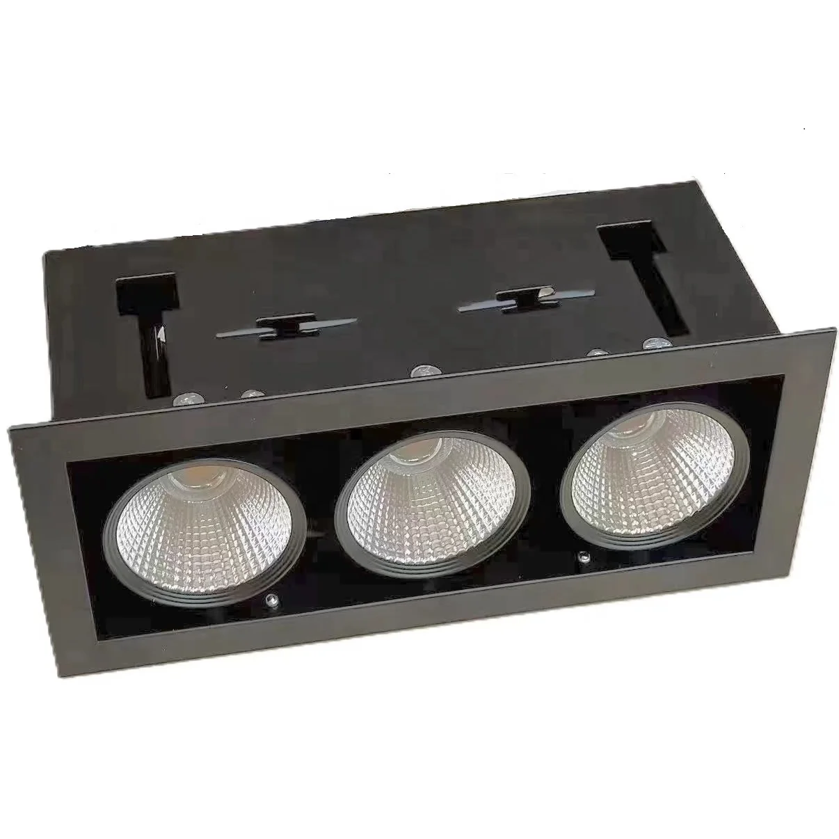 Двойной 7w 12w cob светодиодный энергосберегающий утопленный downlight квадратный