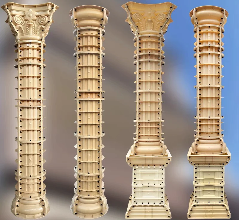 25cm x 350cm vertical stripes roman column molds for sale