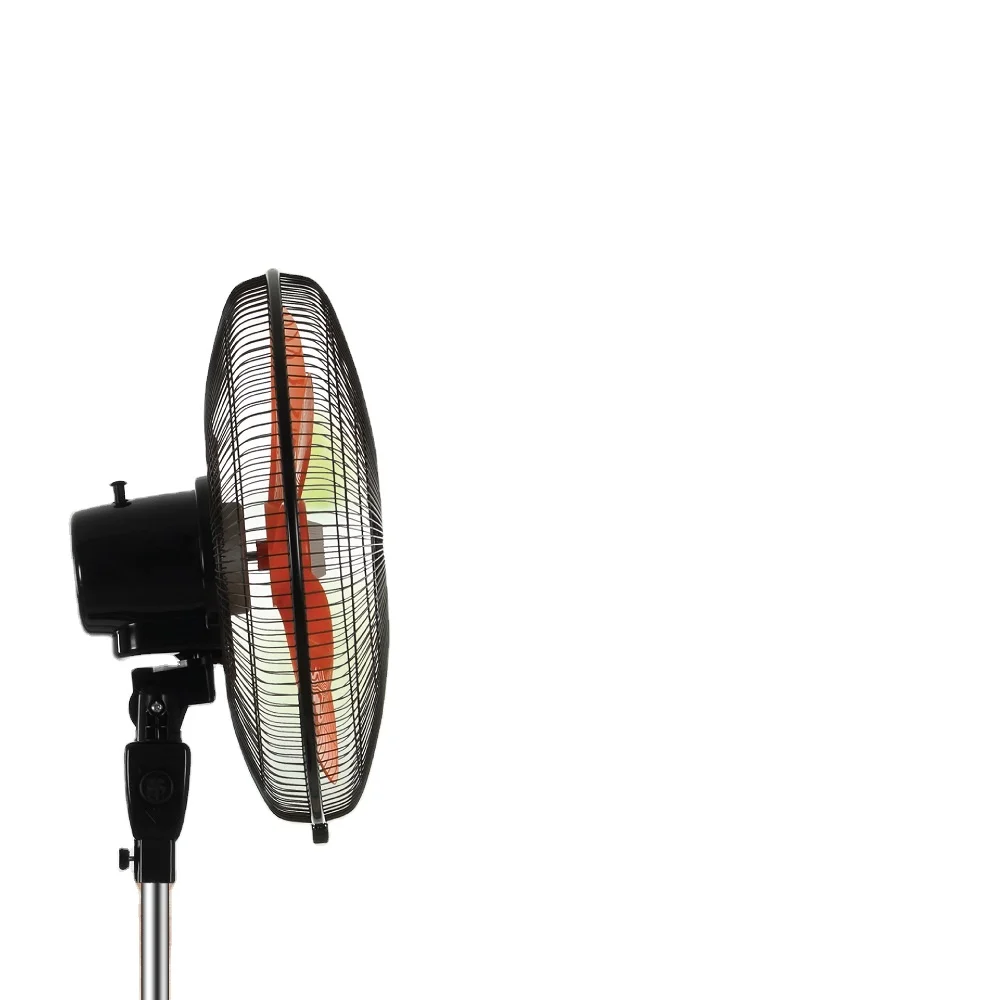 3 years Warranty 18 inch Industrial Stand Fan Malaysia 3 Blades Black Orange Copper (EB-SF1801) with Metal Material