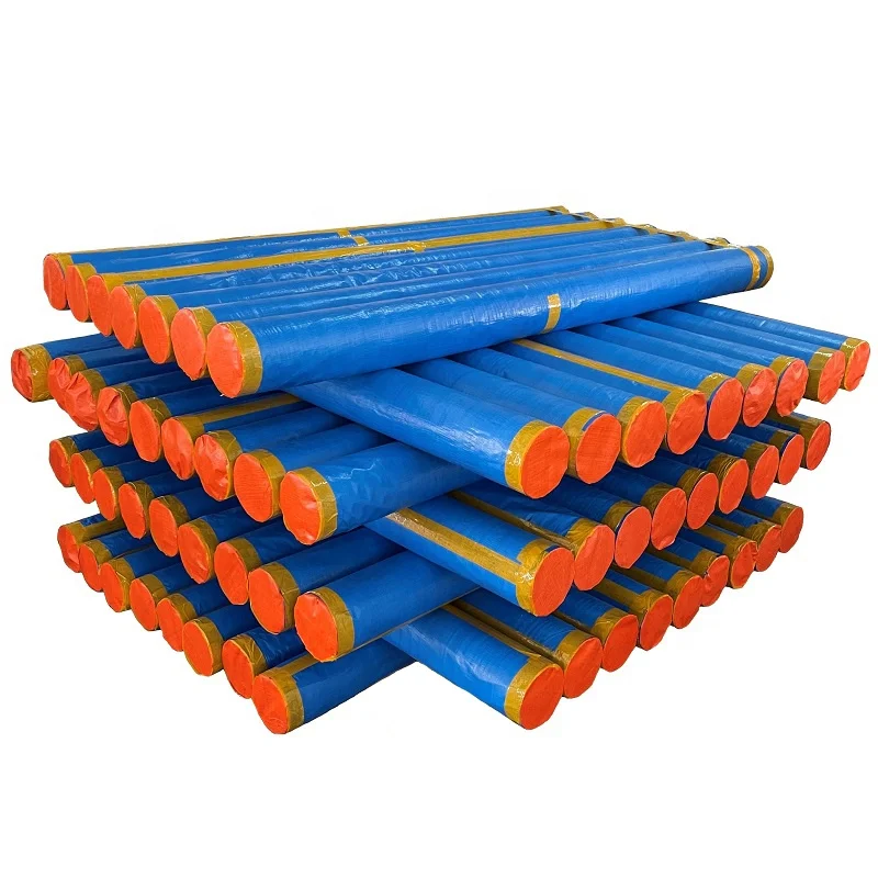 Брезент HDPE PE рулон брезента синего и оранжевого цвета 2x100 м высокое качество широкое использование экспорт в