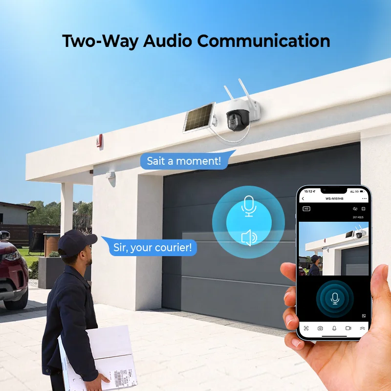 Manufacturers wifi 4G sim card solar battery powered ptz camera humanoid auto tracking wireless 4g solar surveillance camera