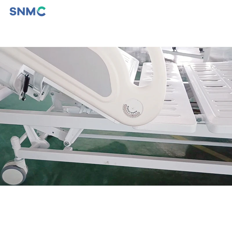 Hot selling hospital equipment 3-crank manual medical Hospital Bed Nursing Bed Patient Bed for clinic