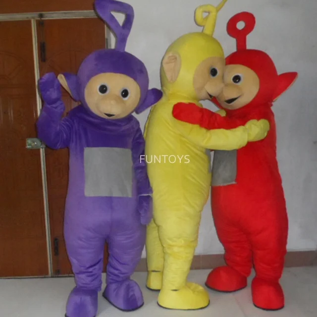 Funtoys CE Cute The Red The Teletubbies Mascot Costume  Fancy Dress Festive For Adult