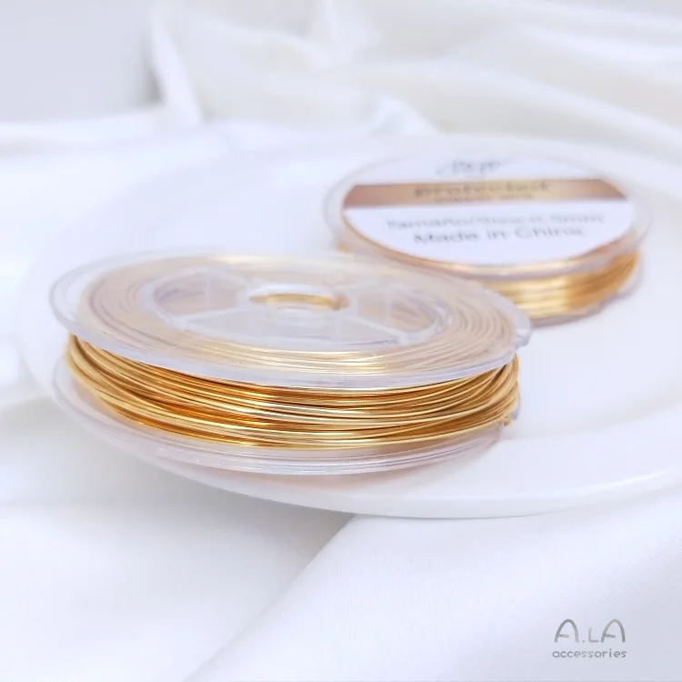 Jewelry Wire Components Wholesale 0.4mm/0.5mm/0.6mm/0.8mm/1.0mm DIY Soft Copper Wire for Jewellery Making