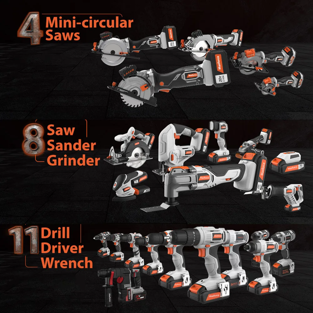 20v brush motor professional electric power tools 7500RPM 115mm angle grinder machine cordless without battery and charger