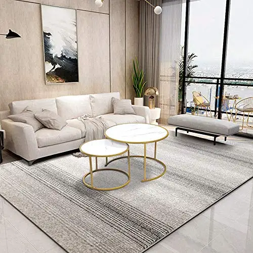 
modern round nesting coffee table set of 2 