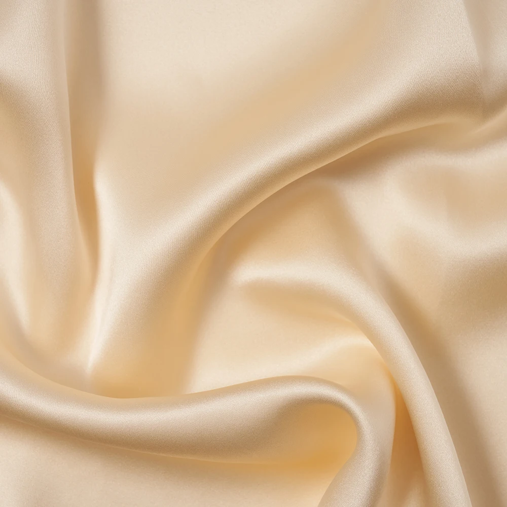 Ready to Ship 100% Natural Mulberry Silk Satin Fabric 16mm Woven Satin with Metallic Feature for Women Sleepwear